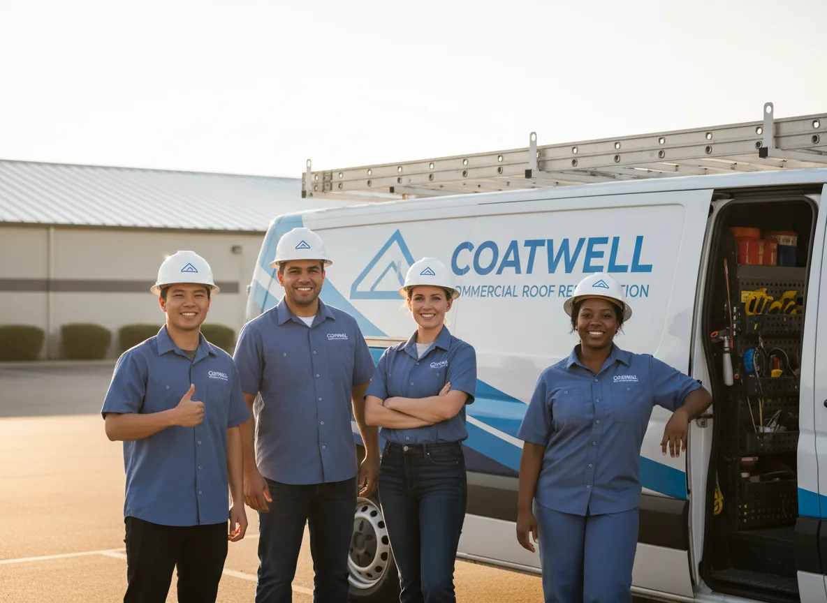 Commercial roof coating company in Manlius, IL